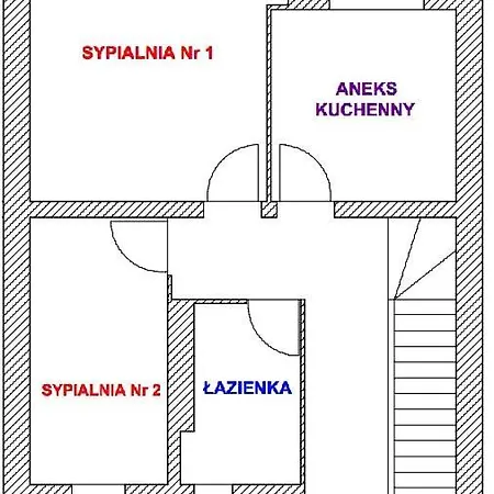 Goscinne, Nadmorska 3 公寓 *
